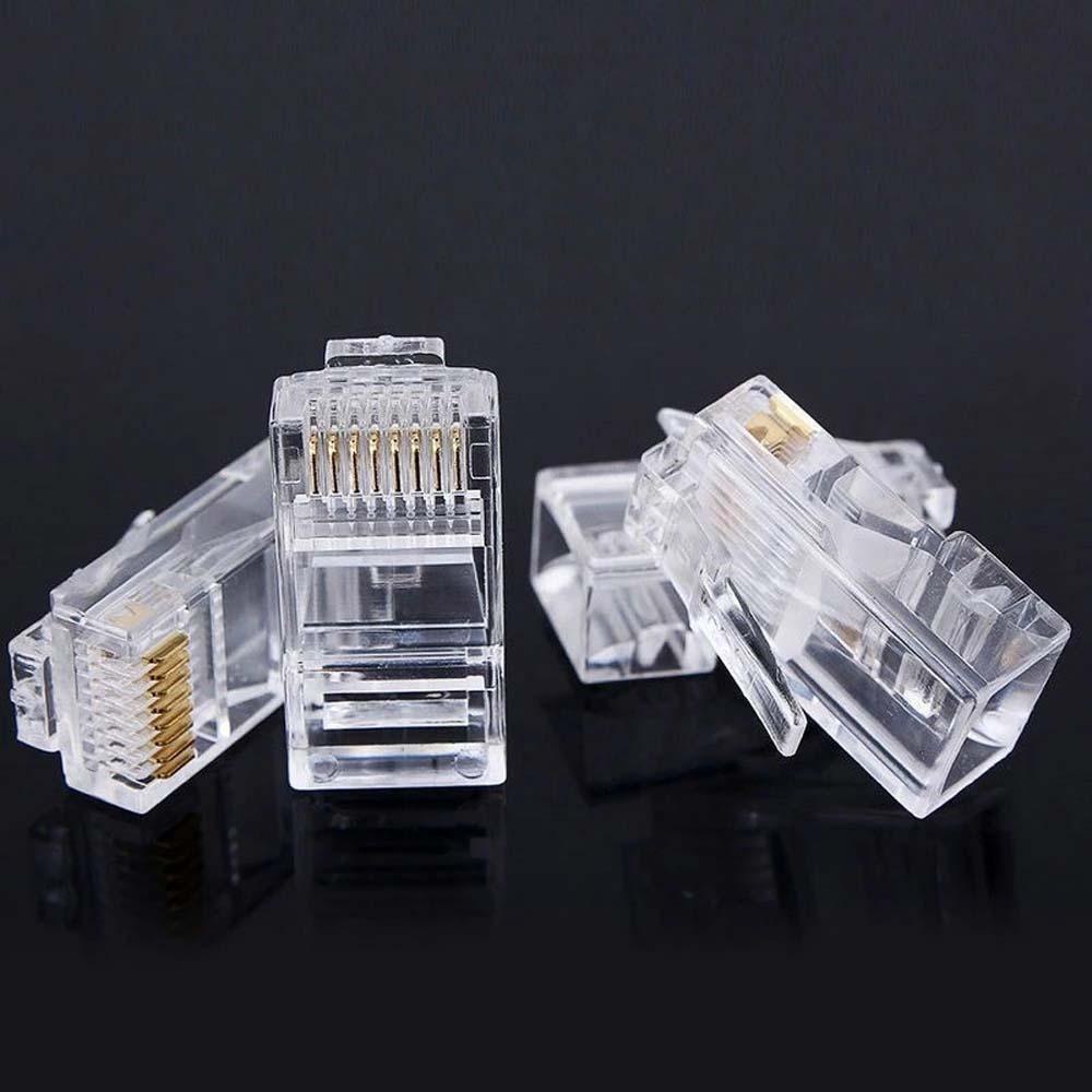 PATRICIA Đầu Nối Dây Cáp Mạng Lưới Trong Suốt 8P8C