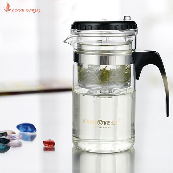 Bình pha đựng trà bằng thủy tinh 200ml tiện dụng chất lượng cao