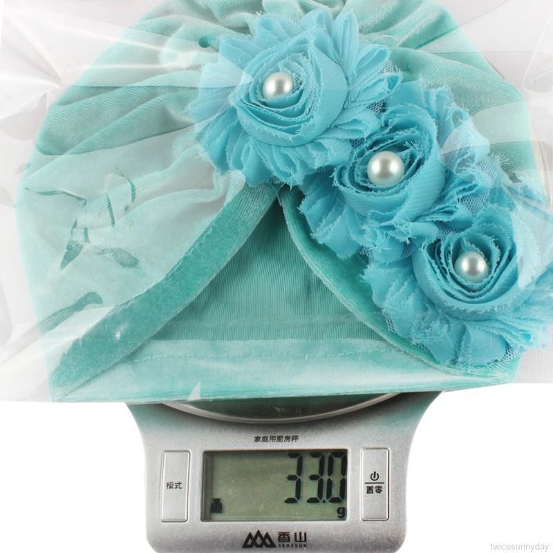 Mũ trùm đầu turban cho bé gái