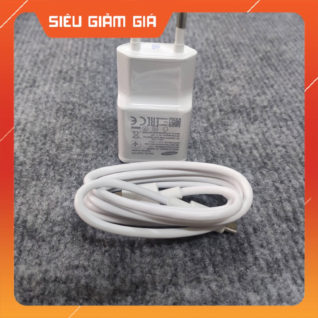 Bộ củ sạc,dây sạc samsung micro sạc không nóng máy, không hại pin, dùng cho các dòng đại Android, bảo hành 1 năm