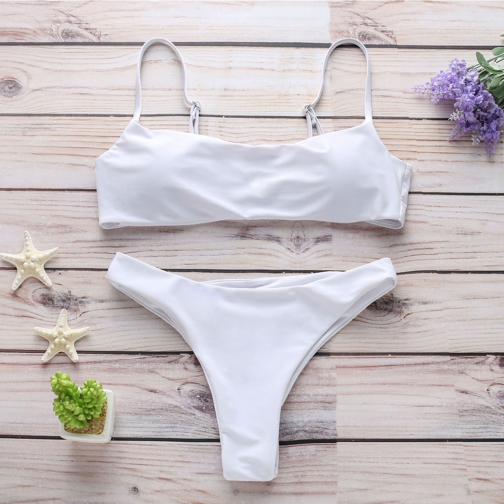 Mới Chắc Chắn Gợi Cảm Bộ Bikini Nữ Bơi Đồ Bơi Thời Trang Đồ Bơi Hai Mảnh Đồ Bơi Bộ Đồ Tắm Nữ Biquini Plus Size XL Bộ