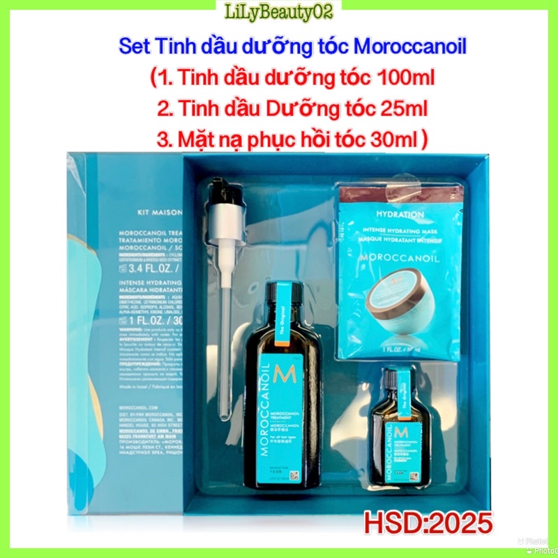 Dưỡng tóc Moroccanoil 100ml với 25ml