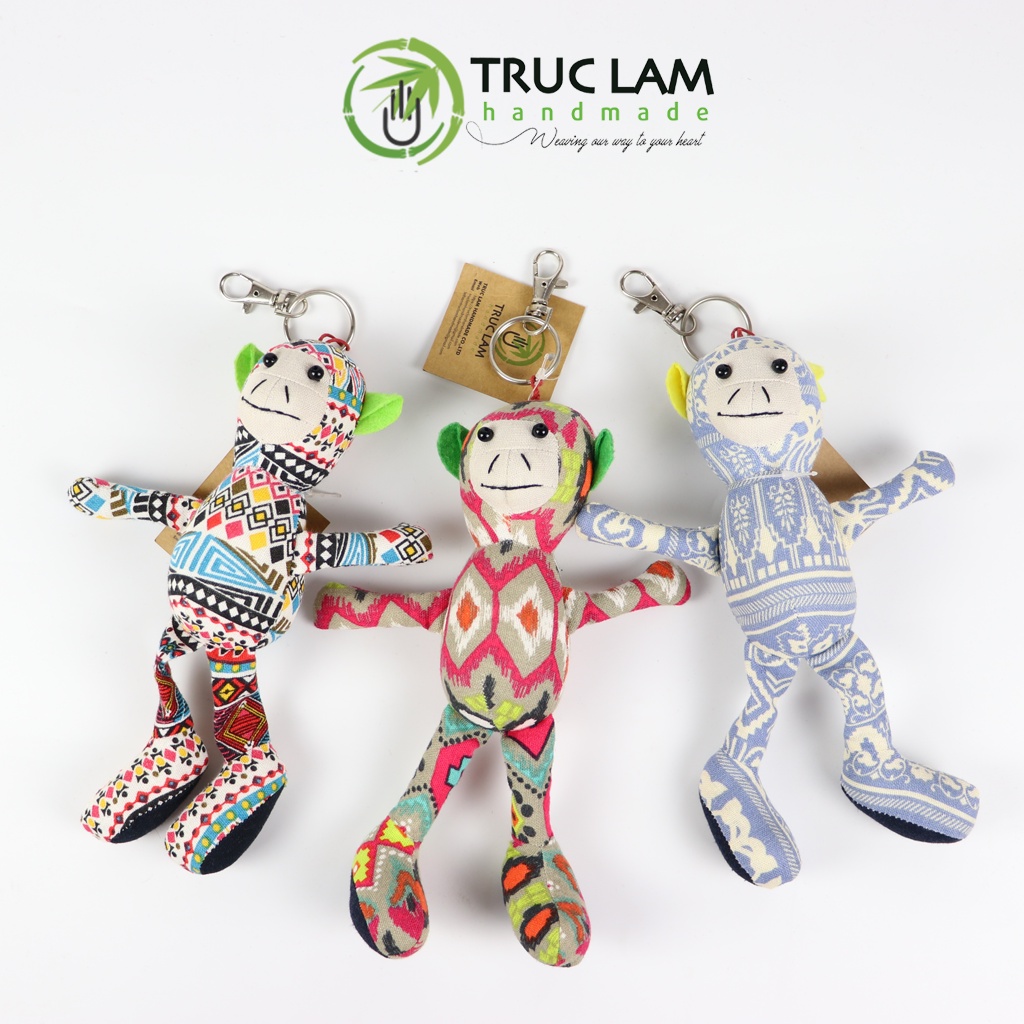 Móc Chìa Khóa Hình Các Con Vật Nhồi Bông Cute Ngộ Nghĩnh – Trúc Lâm Handmade
