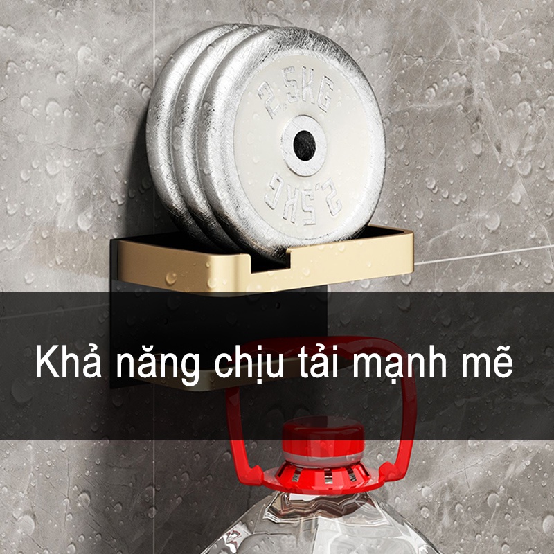 Giá treo cuộn giấy vệ sinh MEIDOO có ngăn giữ đồ dán tường tiện lợi