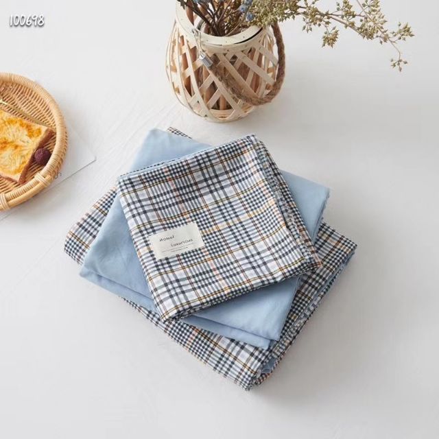 Bộ cotton Tici Kẻ ( cotton tici cao cấp)