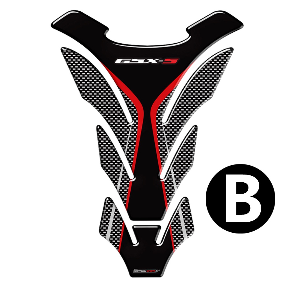 Miếng Dán Bảo Vệ Bình Xăng Xe Mô Tô Suzuki GSX-S1000 GSX-S 1000 1000F Bằng Sợi Carbon 3D