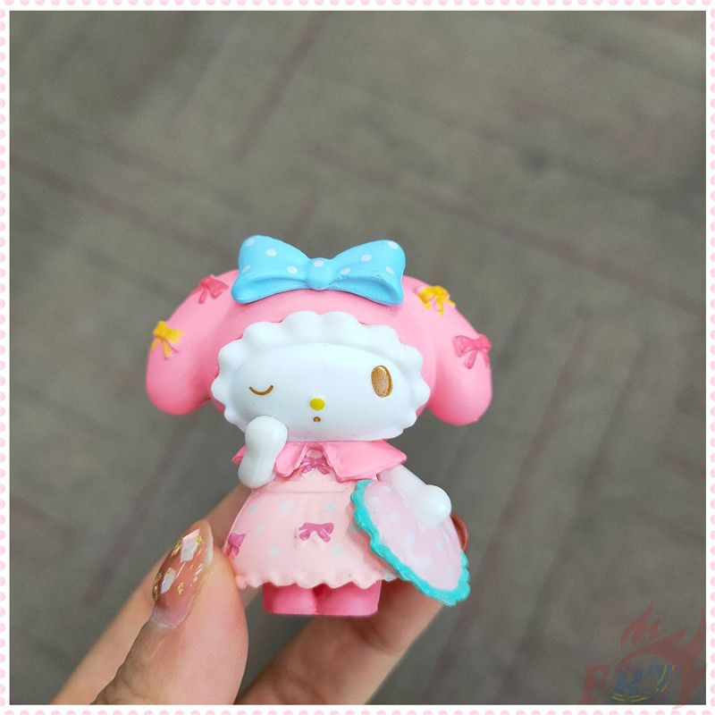 Set 6 Mô Hình Nhân Vật Phim Hoạt Hình Sanrio My Melody