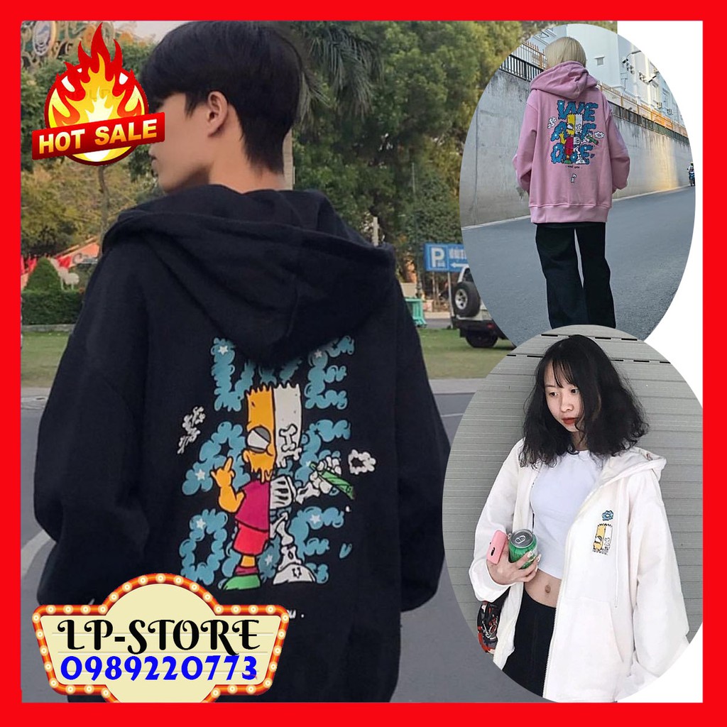 Áo Khoác Hoodie Nỉ Ngoại Logo Anime ( 3 MÀU ) | BigBuy360 - bigbuy360.vn