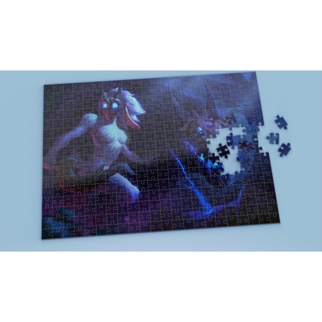 League of Legends Tranh ghép hình KINDRED - Mẫu 2 - Nhận in theo yêu cầu