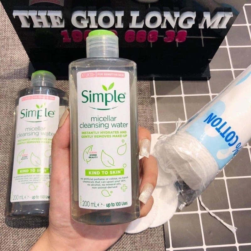 Nước tẩy trang Simple