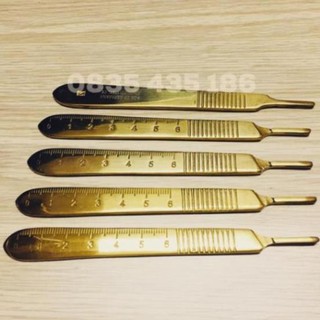 CÁN DAO VÀNG BÓNG SỐ 3 (HÀNG CAO CẤP L1) CÓ CHIA VẠCH