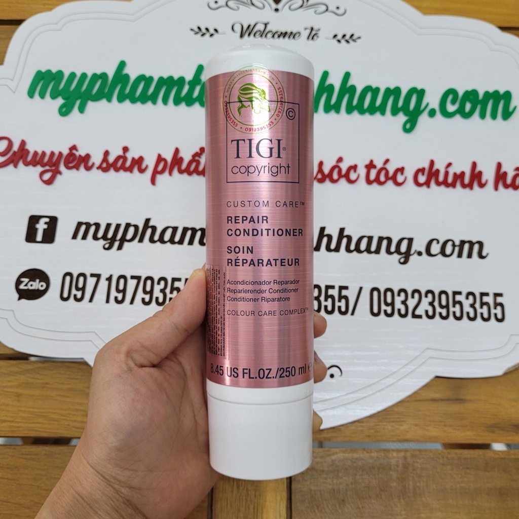 Dầu gội và xả tigi copyright repair phục hồi hư tổn 300ml- 250ML