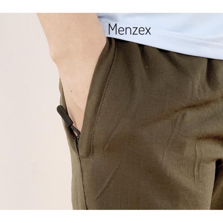 Quần Đũi Nam Ống Rộng Quần Short Lửng Menzex Thoáng Mát Thấm hHút Mồ Hôi Tốt 🛒 ❕ ྇