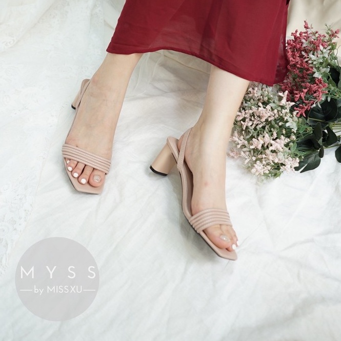 Giày sandal nữ dây nhuyễn bản ngang 5 cm thời trang MYSS  - SD97