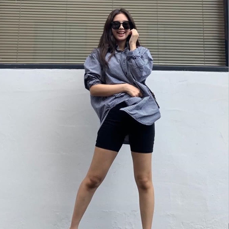 Quần legging đùi SAMSU nữ thun cạp cao biker lửng ngố đồ mặc nhà dáng ôm bó lưng thun bigsize tập gym yoga Q31 | BigBuy360 - bigbuy360.vn