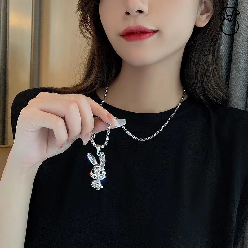 Vòng cổ Mặt Thỏ Đơn Giản Thời Trang Dành Cho Cả Nam Và Nữ