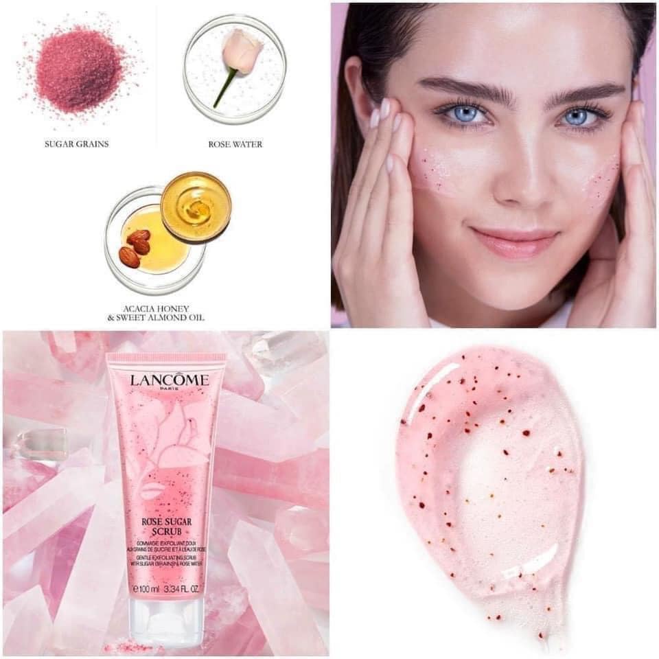 Tẩy da chết Lancome Exfoliating Rose Sugar Scrub