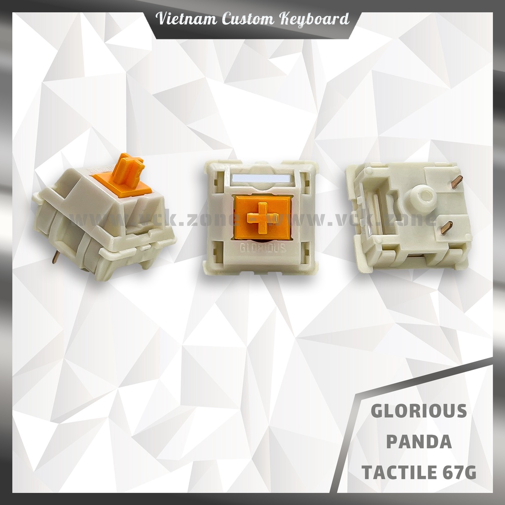 Glorious Switch Non-Lubed | Pack 36 Switch Fullbox | Panda Tactile | Lynx Linear | Gateron Akko Cherry Jwick KTT | VCK