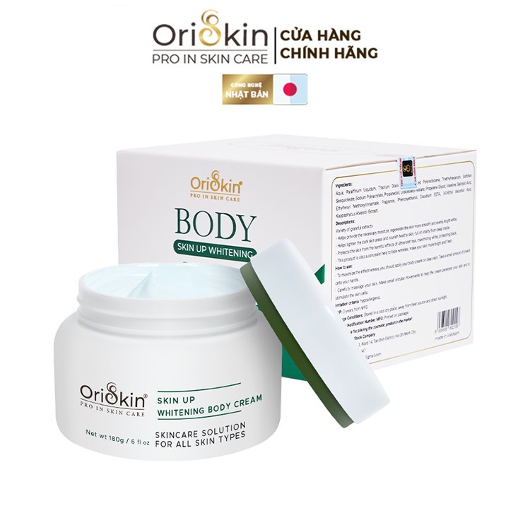 Kem Dưỡng Trắng Da Body Oriskin Body Skin Up Whitening Cream, Dưỡng Trắng Da Toàn Thân