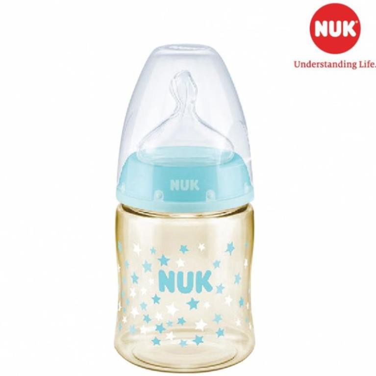 Bình sữa NUK Premium Choice+ nhựa PPSU núm ti S1-M ( 150ml, 300ml), núm ti S2-M (300ml)
