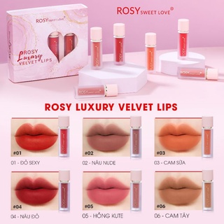 son kem lì Rosy Luxury velvet lips chính hãng