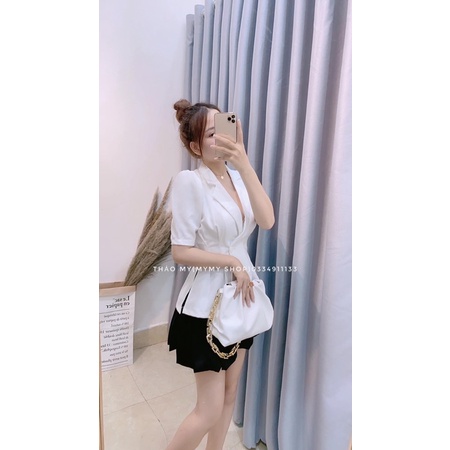 Set vest xẻ sườn cực sang chảnh