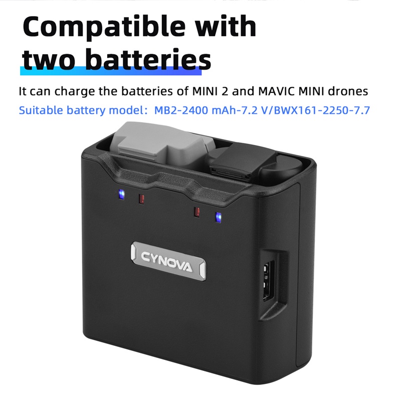 Bộ Sạc Pin 2 Trong 1 Cho DJI Mavic Mini