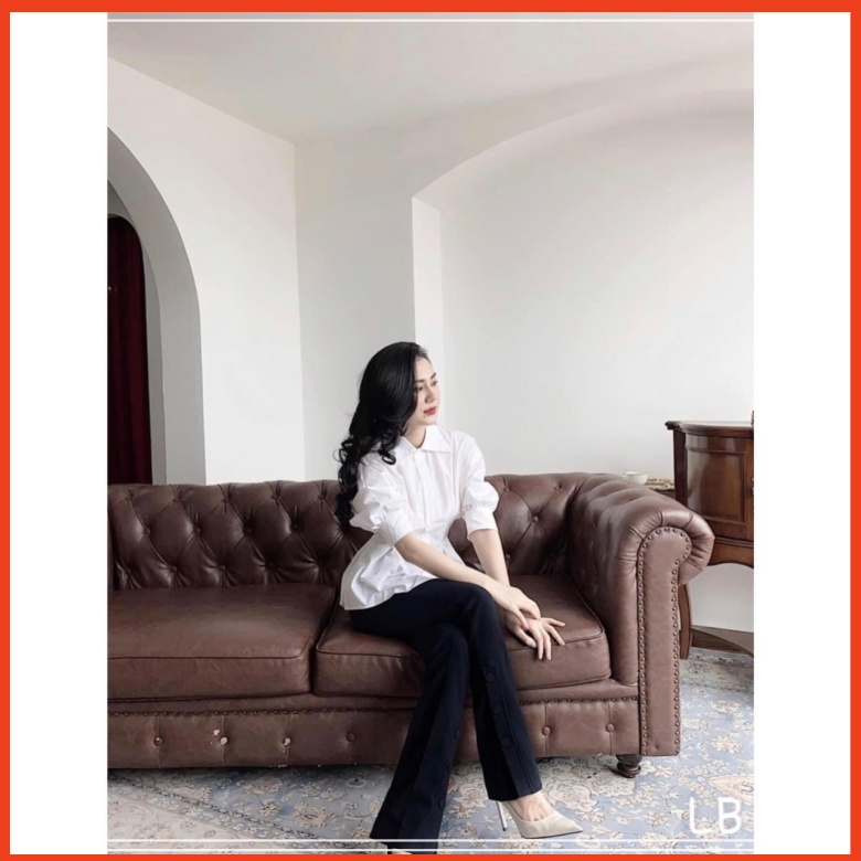 [𝗙𝗿𝗲𝗲𝗦𝗵𝗶𝗽] Sơ mi tay lỡ chiết eo, Sơ mi rúm eo, sơ mi tay lỡ Ảnh thật | BigBuy360 - bigbuy360.vn