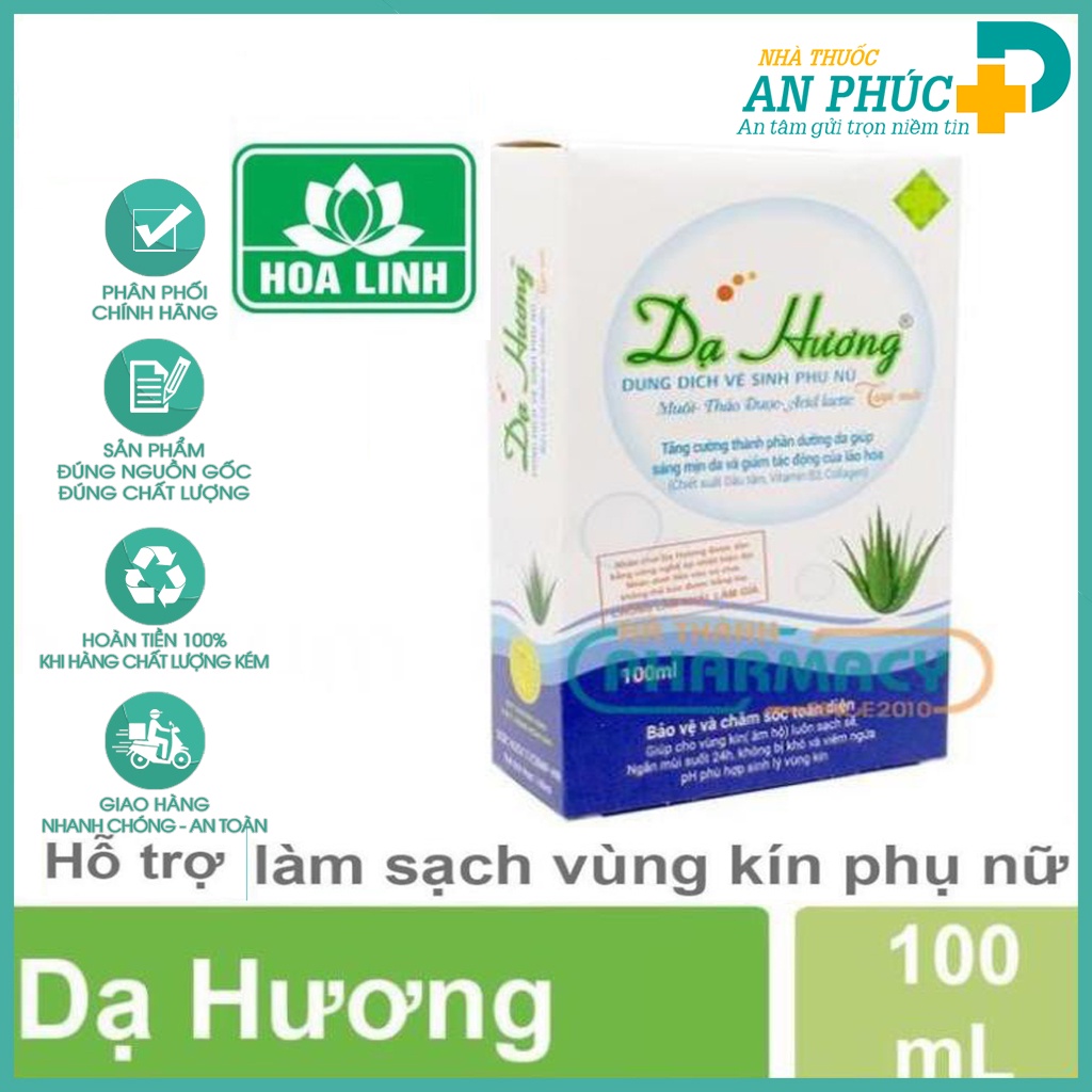 [CHÍNH HÃNG] Dung dịch vệ sinh phụ nữ Dạ Hương (Chai 100ml)