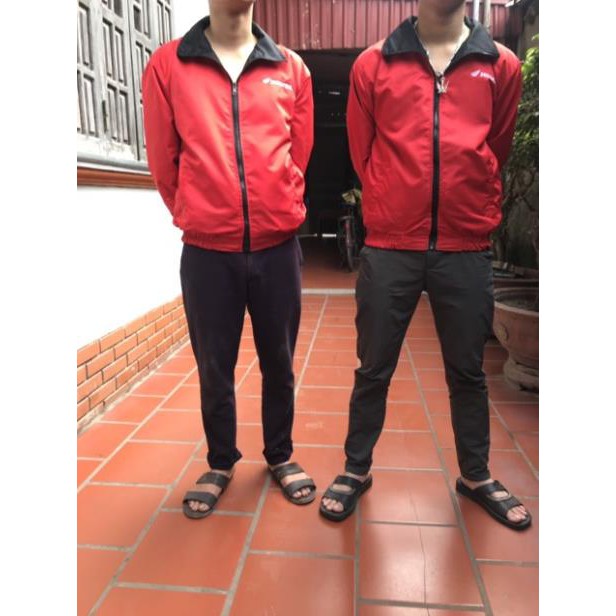 Áo Gió Honda 2 Mặt Đỏ Đen Cao Cấp
