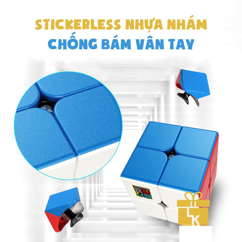 Rubik 2x2 Siêu Mượt - Rubik 2 Tầng Stickerless MoYu MeiLong MFJS