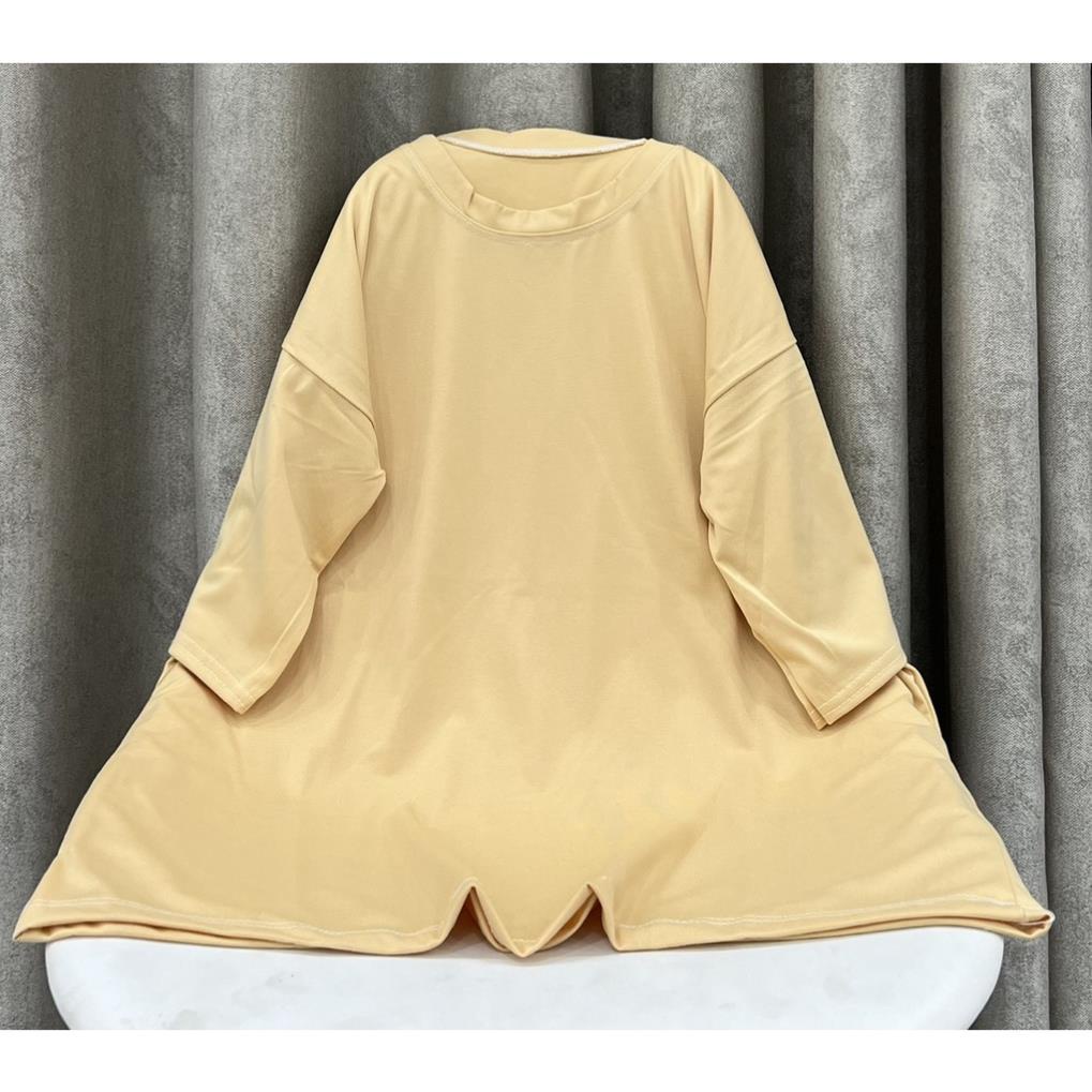 Áo Thun Nam Nữ  Form Rộng Hàn Quốc Trơn Dày Mịn Thoáng Mát Thiết Kế Thời Trang Kiểu Dáng Năng Động Trẻ Trung