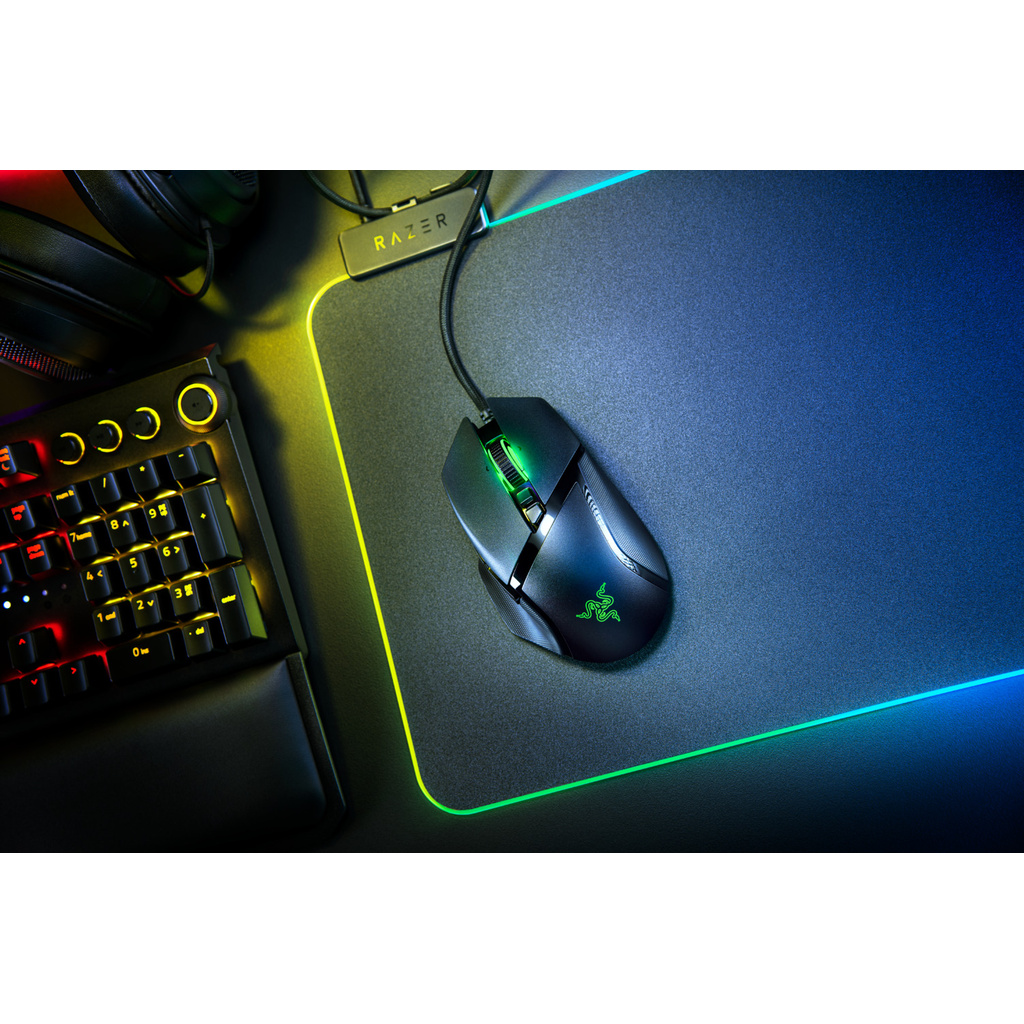 Chuột Có Dây Razer Basilisk V2 Ergonomic Có Dây - Hàng Chính Hãng - Bảo Hành 24 Tháng