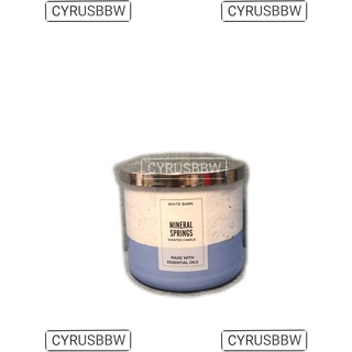 Nến Thơm Ba Bấc BBW Mineral Springs 411g Từ Mỹ
