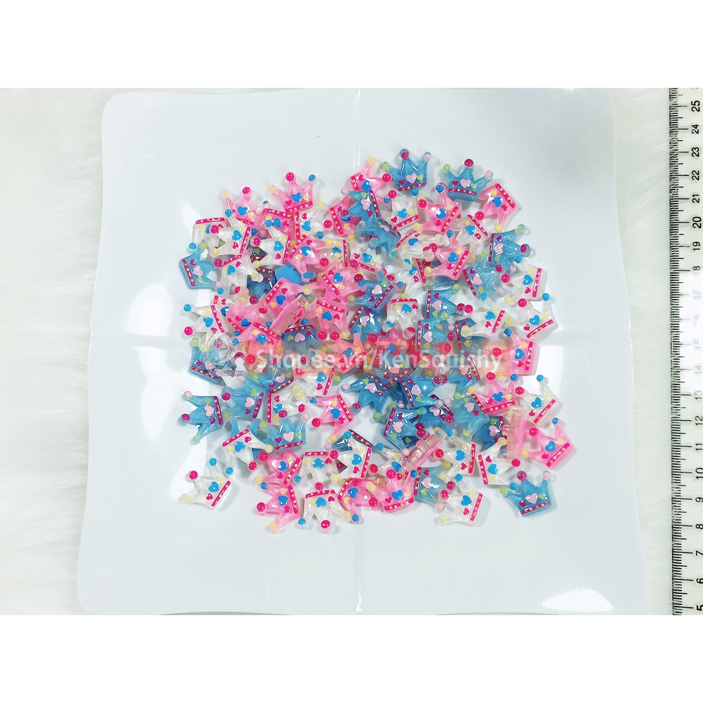 Mô Hình Vương Miện Trang Trí Slime / Ốp Điện Thoại / Kẹp Tóc / Mô Hình