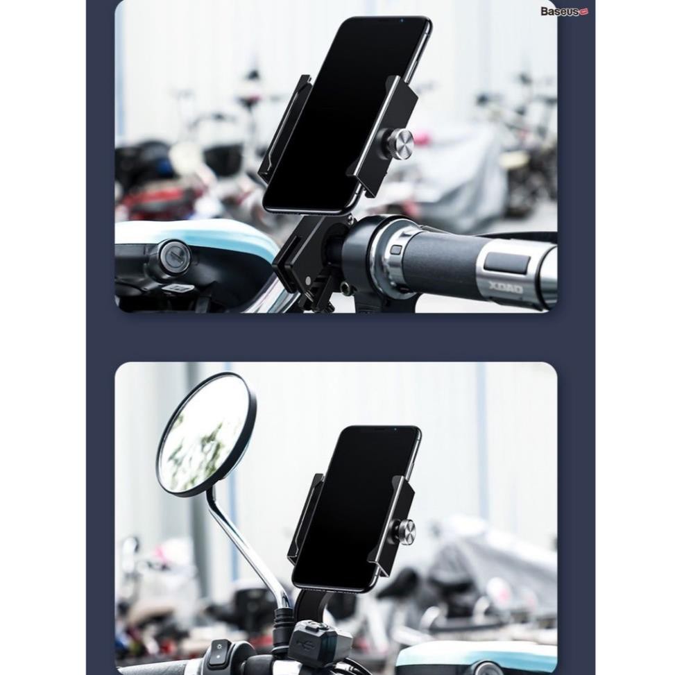 Đế giữ điện thoại dùng cho xe đạp/mô tô/ xe máy Baseus Knight Motorcycle Holder (Phone Mount/ Holeder Applicable for...)