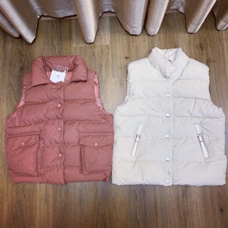 Áo gile trắng size s
