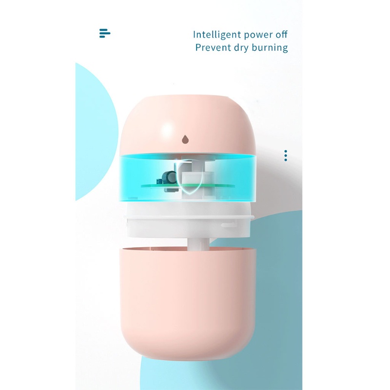 Máy Khuếch Tán Tinh Dầu mini Hình Giọt Nước Có Cổng USB Và Đèn LED 220ml