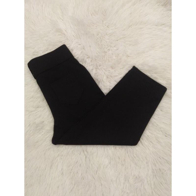 QUẦN LEGGING LỬNG - NGỐ CẠP CAO 2 KHUY KHÓA GIỮ HỘP H [ SIÊU HÓT | BigBuy360 - bigbuy360.vn