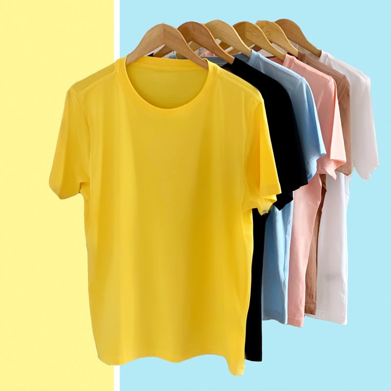 Áo thun cổ tròn cotton 100% trơn ArtisQ Nam Nữ | BigBuy360 - bigbuy360.vn