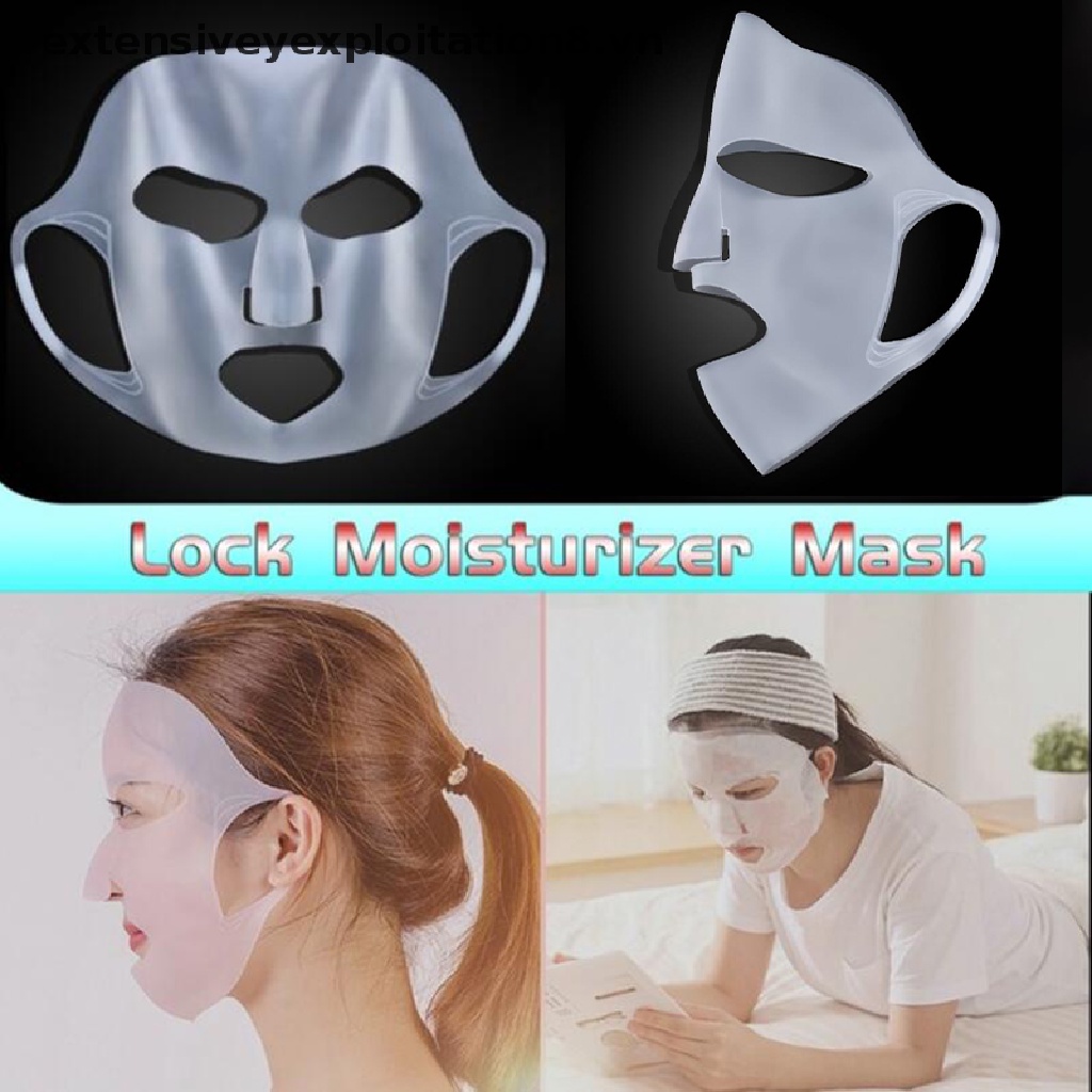 [Hàng mới về] Mặt nạ silicone dưỡng ẩm chống nếp nhăn có thể tái sử dụng