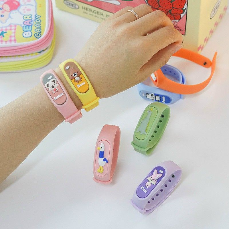 Vòng Đeo Tay Đuổi Muỗi,Vòng Đeo Hoạt Hình Đuổi Muỗi Cho Mẹ Và Bé C.T