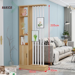 Tủ Kệ Vách Ngăn Nan Gỗ KICO [KV 1507] Chống Mối Mọt Ngăn Cách Phòng - Liên Kết Hộc Tủ Để Đồ Cực Đẹp