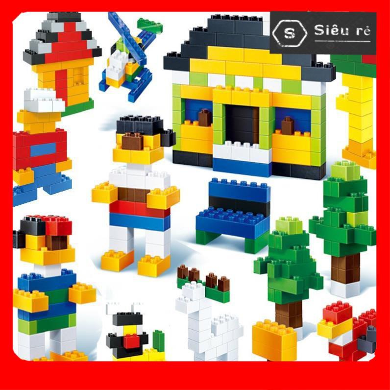 Bộ lego lắp ráp 1000 chi tiết - Đồ chơi lắp ghép phát triển trẻ toàn diện - Bộ xếp hình cho bé (MS128159)