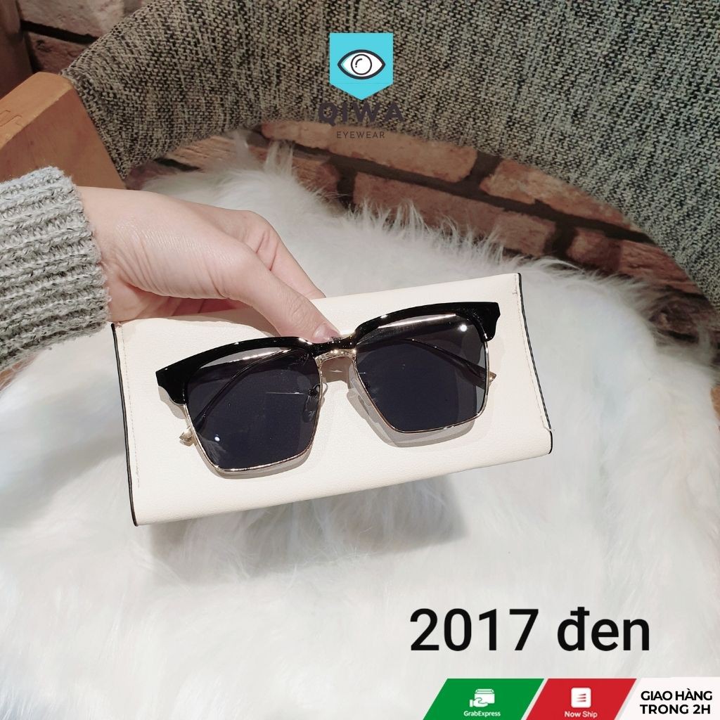 Kính mát thời trang nữ cao cấp chống UV400, kính mắt Qiwa Eyewear - 2017