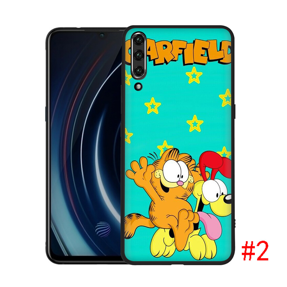 Dễ Thương Ốp Điện Thoại Silicon Hình Garfield Cho Vivo Y91C Y11S Y20S Y20I V5 Lite V7 Plus V5S Y67 Y75 Y79 Y66 Y55 Y81 Y55S Y81S