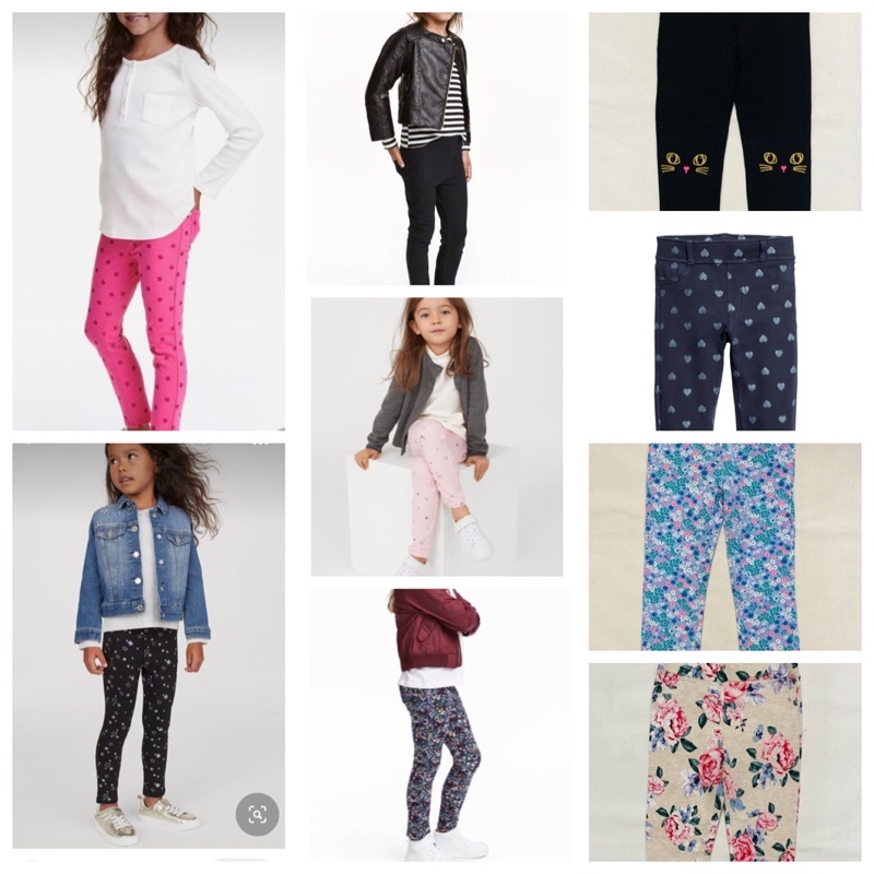 Quần dài/ Treggings Hm dư xịn cho bé (size từ 2tuổi đến 11 tuổi)