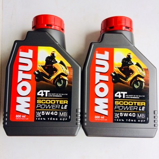 ( ĐƯỢC TRỢ GIÁ)Nhớt Motul tay ga 5w40 tổng hợp