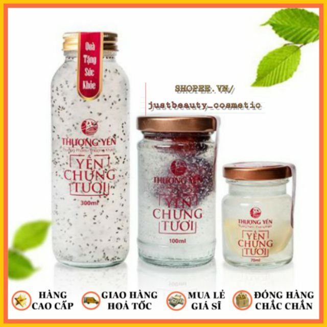 Lốc 6 HŨ CHƯNG YẾN THỦY TINH 🍀 LỌ HỦ đựng Yến 70ml 220ml 500ml