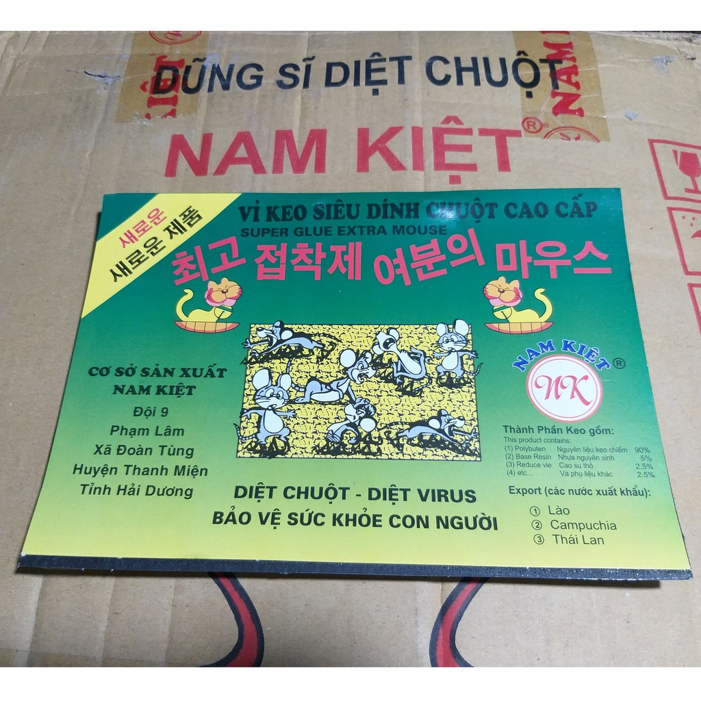 Keo dính chuột Nam Kiệt, Keo bẫy chuột, dán chuột